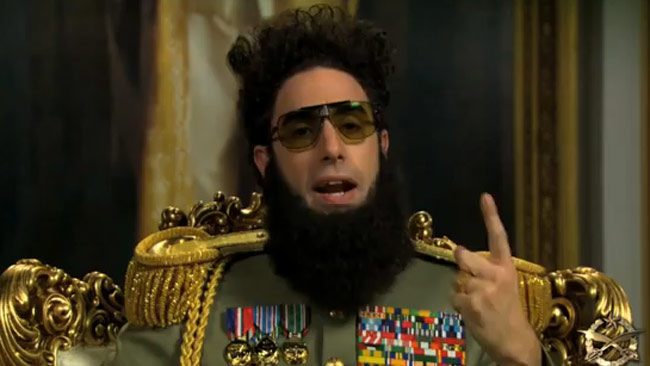 Movie Trailer: The Dictator (2012) - The Critical Movie Critics